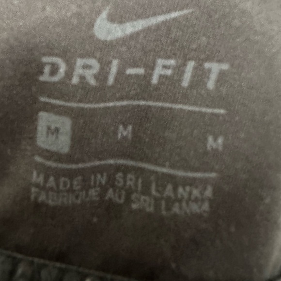 (3) THREE Nike DRI-Fit Shape Support Zip Front Padded Sports Bra Black medium - Picture 10 of 16